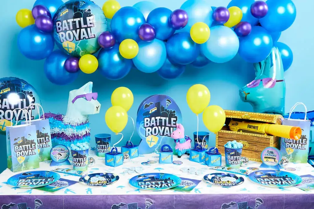 Header for image about throwing a knock-off Fortnite party